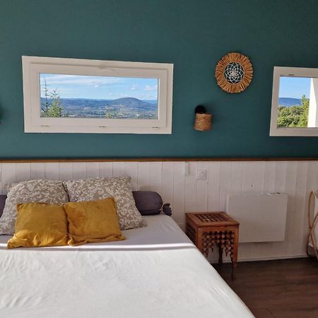 Reve D'Escapade Chambre Avec Vue Sublime Sur Les Cevennes Ardechoises Barjac  Exterior photo