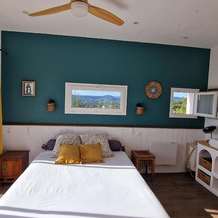 Reve D'Escapade Chambre Avec Vue Sublime Sur Les Cevennes Ardechoises Barjac  Exterior photo